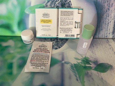 CLINIQUE & KIEHL’S Pflege-Set Reinigung 30 ml, Creme 7 ml, Körpercreme, Blemish