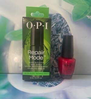 OPI Repair Mode + Nail Lacquer Set Bond-Building Serum & Lack 15ml NEU OVP