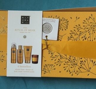 Rituals THE RITUAL OF MEHR GIFT Set Duschgel Lotion Peeling Kerze Orange Zeder