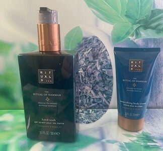 Rituals Hammam Set Hand Wash 300ml + Body Cream 70ml Eukalyptus