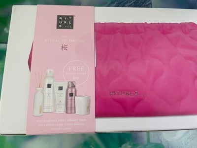 Rituals Sakura Deluxe Large Geschenkset Duschschaum Creme Duft Kerze Tasche Neu