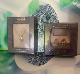 Swarovski 💓Elegantes Schmuckset💓 – Kette & Ohrringe mit Swarovski Kristallen
