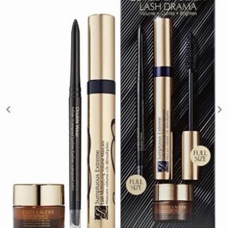 Estée Lauder Luxus Augen Set Mascara Eyeliner Originalgröße & Eye Cream 5 ml