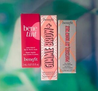 Benefit Mini Set Benetint 2ml + Gimme Brow+ 3 + Precisely My Brow Wax 3 Neu