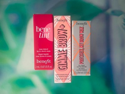 Benefit Mini Set Benetint 2ml + Gimme Brow+ 3 + Precisely My Brow Wax 3 Neu