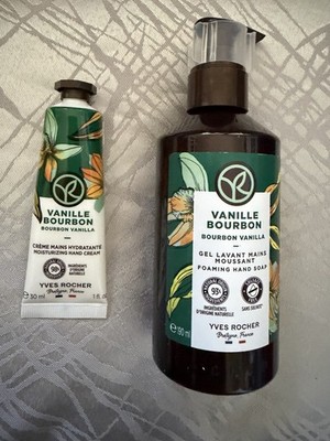 Yves Rocher Bourbon Vanille Geschenkset Handseife 190 ml & Handcreme 30 ml