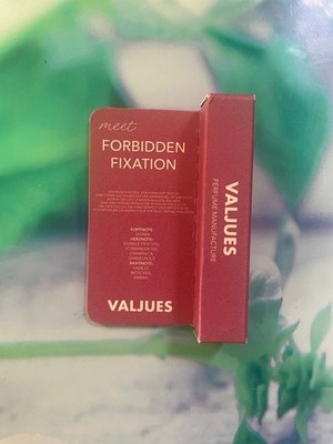 VALJUES Forbidden Fixation EDP 5ml Luxus Nischenparfum Unisex Neu