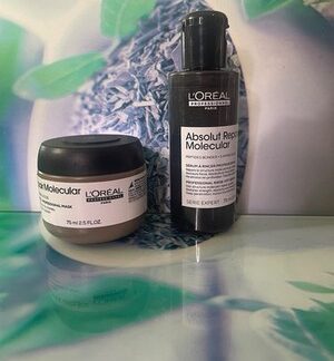 L’Oréal Absolut Repair Molecular Set Maske + Serum 2x75ml Haarpflege