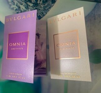 BVLGARI Omnia Amethyste & Crystalline 2x 1,5ml EDT Parfum