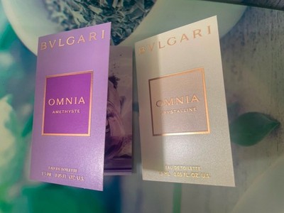BVLGARI Omnia Amethyste & Crystalline 2x 1,5ml EDT Parfum