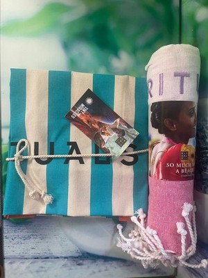 RITUALS Strandtasche + Strandtuch Set Türkis Rosa Beach Bag Neu
