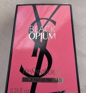 YSL Black Opium Pink Glaze Eau de Parfum 7,5 ml Miniatur Neu OVP